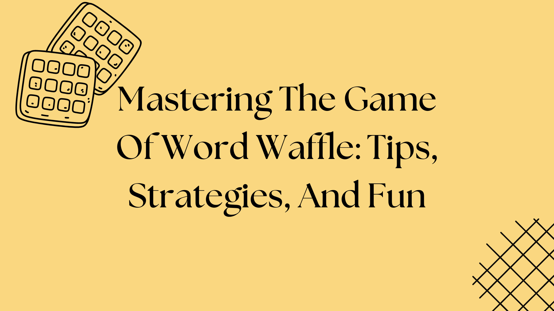 Word Waffle Gameplay